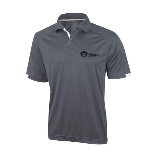 Custom Printed Polo Shirt - grey