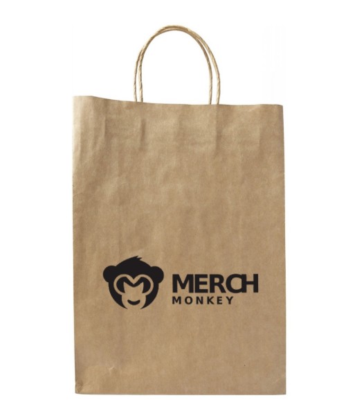 Custom Printed Paper Bags brown