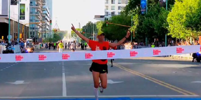 Finish Line Ribbon road race