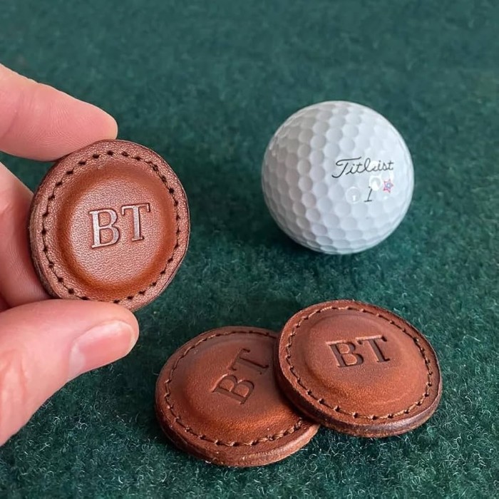 Golf Markers Leather