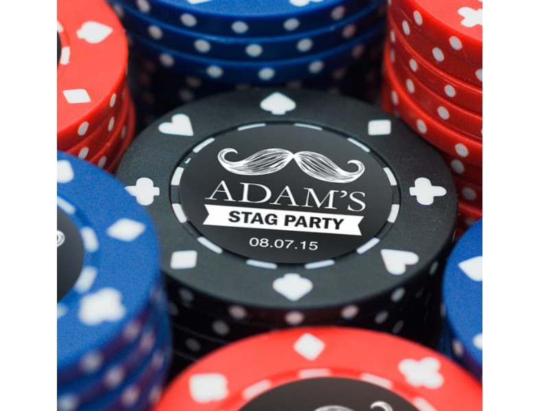 Stag Printed Poker Chips